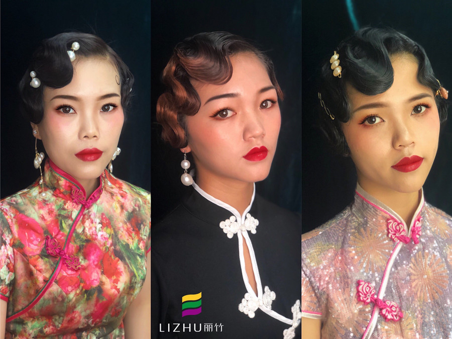 旗袍民國風造型，告訴你南寧學彩妝哪家教得好