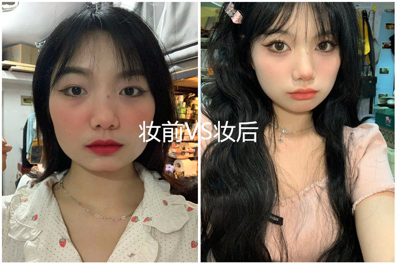方形臉妝容教程，廣西美妝培訓學校一對一指導