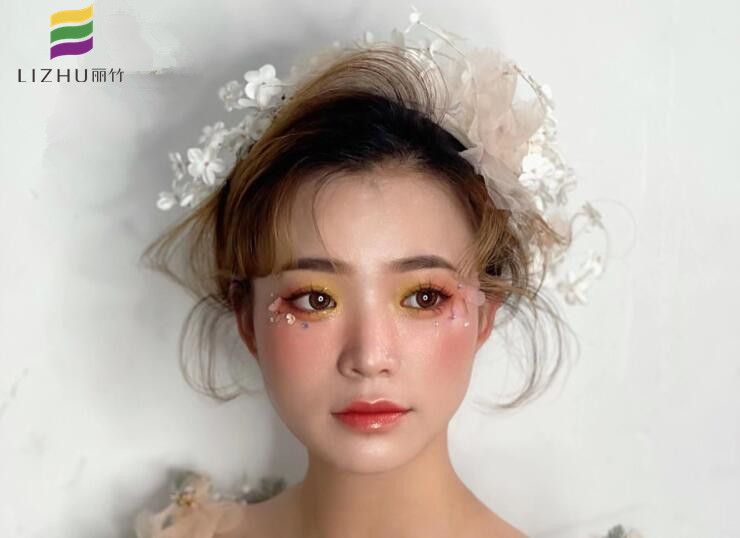 抽絲森系新娘，廣西新娘妝培訓(xùn)學(xué)校作品