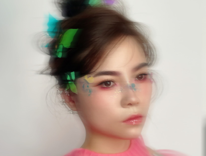 花樣抽絲新娘，廣西培訓(xùn)彩妝職業(yè)作品欣賞