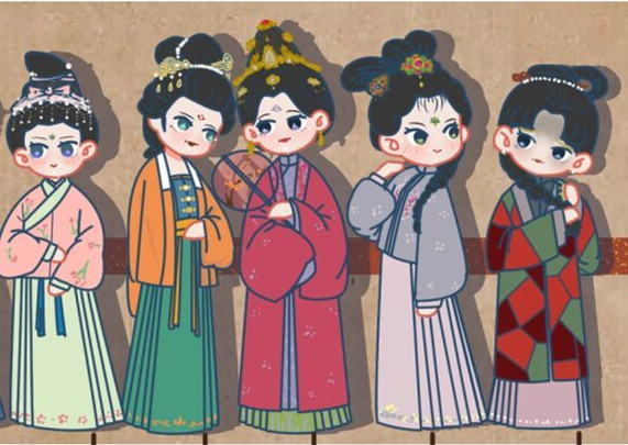 中國(guó)明代妝容服飾欣賞，南寧人物形象設(shè)計(jì)全科班解析