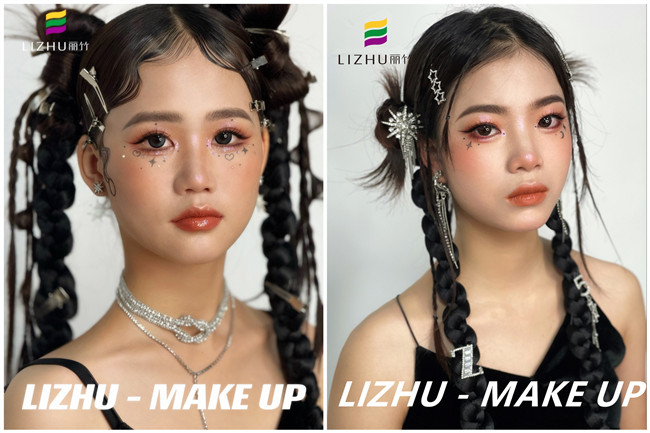 Y2K亞裔甜辣妝，南寧化妝寫(xiě)真作品
