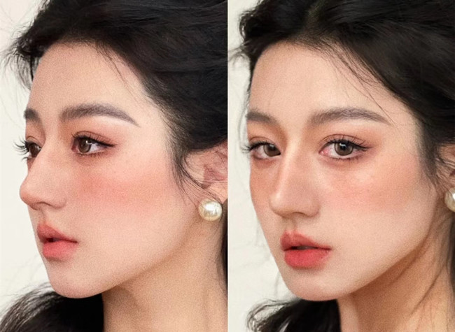 適合方圓臉的天菜畫法，廣西化妝美妝職業(yè)培訓(xùn)分享