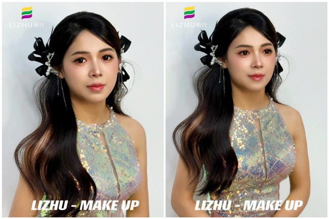 禮服造型，廣西化妝形象學校作品