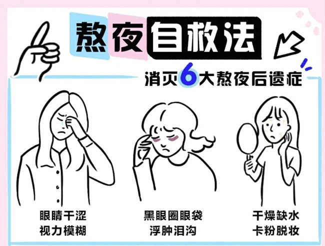 熬夜緩不過神怎么辦？廣西美容與形象設計講解