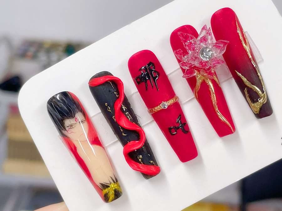 哪吒美甲，南寧美甲學(xué)校排名前三作品