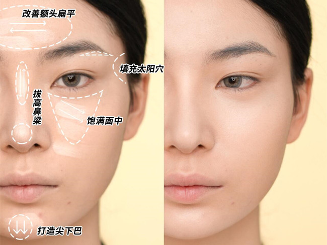 南寧美妝教學(xué)：光影化妝術(shù)教程，打造骨感臉