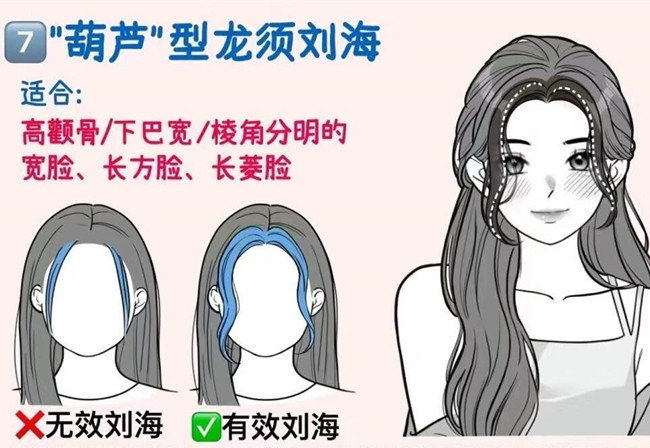 如何護(hù)理龍須劉海？南寧女士理發(fā)