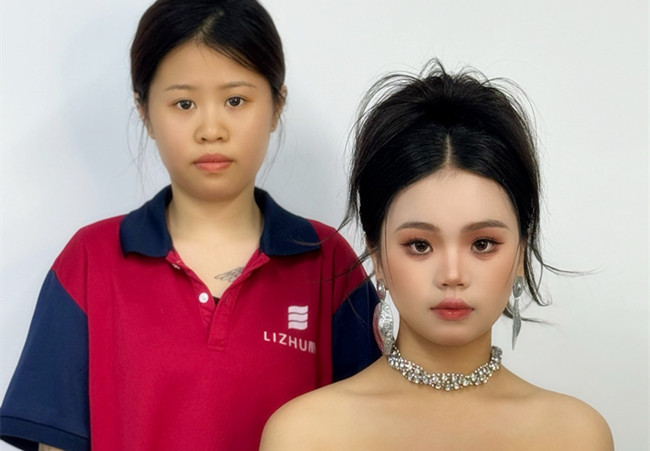 泰式禮服造型，廣西彩妝學(xué)校排行前十學(xué)員作品