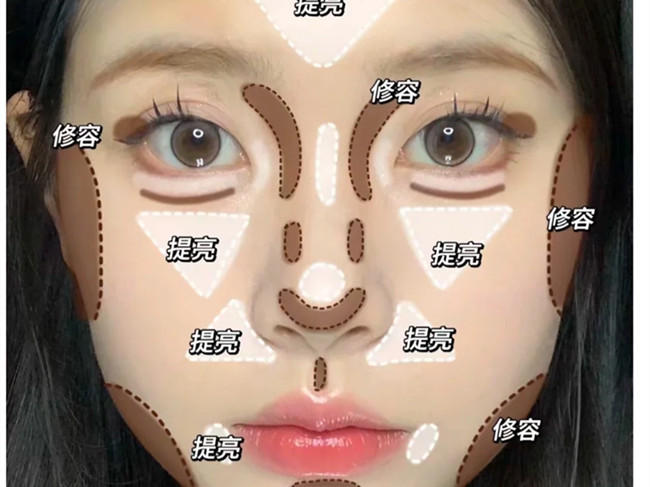 修容的步驟及方法，南寧教化妝