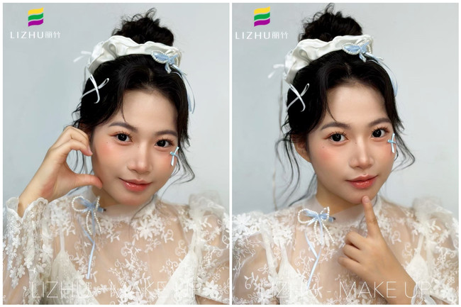 韓式丸子頭造型，南寧彩妝形象造型學校